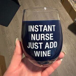 Nurse Wine Glass